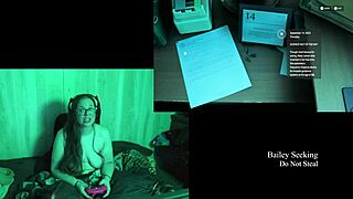 Naked Lake House Playthrough with Brunette BBW