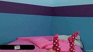 blonde indiana newcummer mia mae bounces on dicks in raw threesome