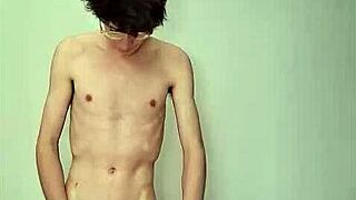 Horny skinny young girl masturbates on sunny day!