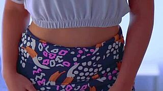 Desi College Girl Indulges In Sensual Skirt Masturbation