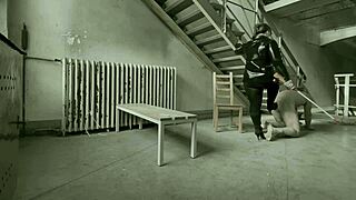 dominatrix mistress april - secret interrogation in military camp