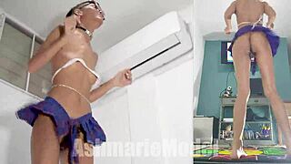 Dance dance revolution braless upskirt no panties