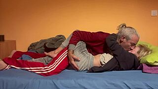 Multi -orgasmic wife enjoying unexpected homemade sex - she has three orgasms