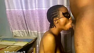 Horny Ebony Babe Licks Petite Ass And Gets Fucked Before Going Home