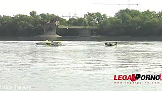 Slim Stunner Lilu Moon Can't Get Enough Of Muscle Man's Hard Veiny Cock