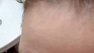 German Milf Prostitute Sandra's Blowjob and Sperm Swallow