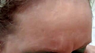 German Milf Prostitute Sandra's Blowjob and Sperm Swallow