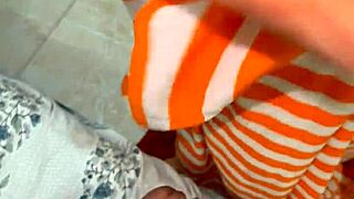 Wife Intensely Double Creampied by Hubby and Young 18+