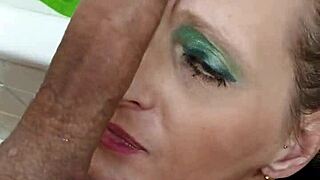 German Milf Prostitute Sandra's Blowjob and Sperm Swallow