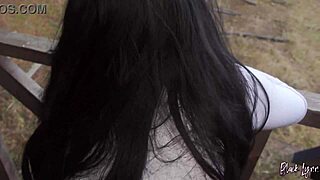 Gifted Slut Black Lynn Loves Risky Public Quickies And Cum On Her Ass