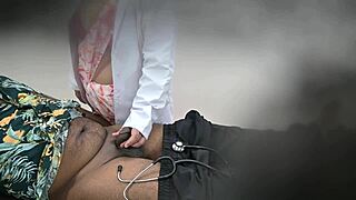 Lady Doctor Having Fun with Patient