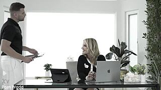 rachael cavalli says, 'come on boss, let's have some office sex'