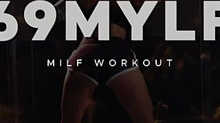 steaming hot milf penny barber workout with trainer