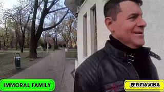 felicia vinas booty gets double stuffed by dan