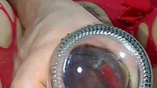 Wet Pussy Squirts On Bottle In Hot Orgasm