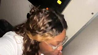 ebony bbw throats strangers bbc at the glory hole