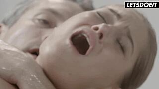 Tiffany Tatum Oils Up Her Luscious Body And Gets Fucked