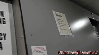 slut takes gloryhole anal deep