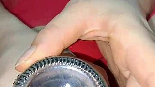 Wet Pussy Squirts On Bottle In Hot Orgasm