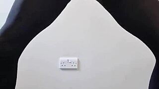 Want to see that big tranny cock cum in pantyhose?