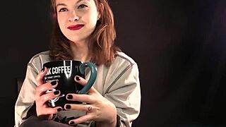 Start Your Morning With A Cup Of Dominating Milf Housewife In Yoga, Humiliating You With Lipstick