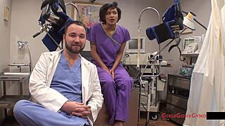 Nurse Jackie Banes Gives Tampa University Entrance Physical