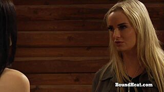 Tight Lesbian Slaves Posing Naked for Dominant Madame Feel Deep Intense Submission