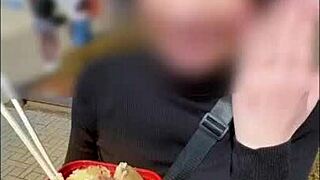 Married boss fucks junior on picnic