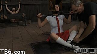 hey, let's dive into this crazy bdsm session with rough doggystyle fucking and intense blowjob action