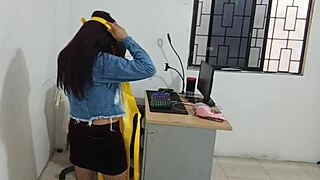 Horny Neighbor Shakes Big Ass Seductively On Camera