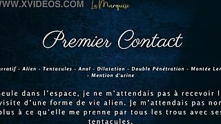 intense first contact with french alien monster