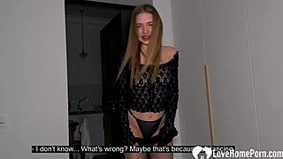 Busted Cheating Babe Still Wearing Her Plug!