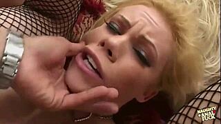 booty speckled blonde rushes straight into doggy style anal fun with just brief fingering