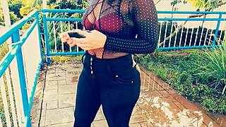 Amateur homemade video of sex for money in outdoor public setting