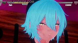 I-I can't stop fingering my lesbian lover in this anal battle