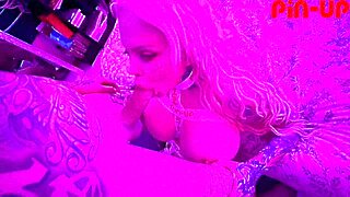 Sabrina Sabrok's Delicious Big Lips Swallowing Cum