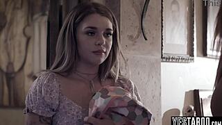 Big Tits Teen Babysitter Threesome With Curvy Milf And Her Hubby