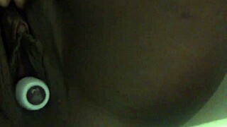 Ebony elegance milf sparksxxx engages in close-up pussy play with toys on amateur lesbian webcam