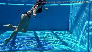 sheril blossom hot russian underwater