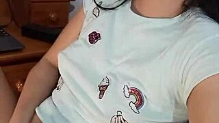 Horny hot latina masturbates squirting for you