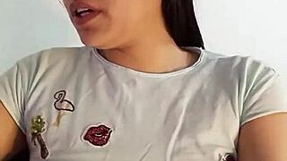 Horny hot latina masturbates squirting for you