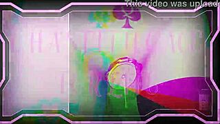 in the cage, the submissive shemale endures chastity training