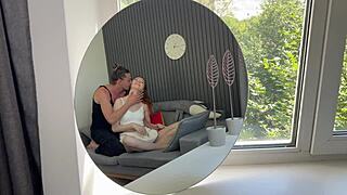 gorgeous teen 18+ tries first anal experience with a partner