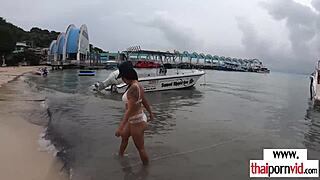 Dude Dildos And Fucks Amateur Thai Teen Girlfriend