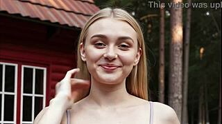 Secretly met in forest teasingly