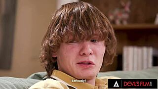 Devils Film - Naughty Babysitter Scarlett Alexis Gets Her Ass Fucked During Her Shift