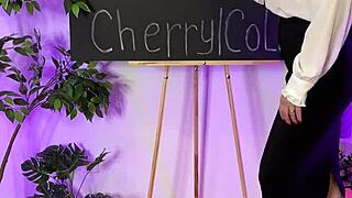 I love putting on coffee colored tights at the nylon club as a sexy mature blonde