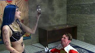 Enchantress dominates Shazam in femdom 😈