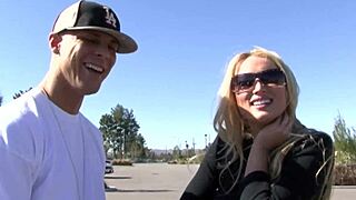 Diana Doll Is A Blonde Slut Having Hard Time With Giant Cock