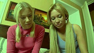 Blondes Engage in Group Activity with Cowgirl Riding